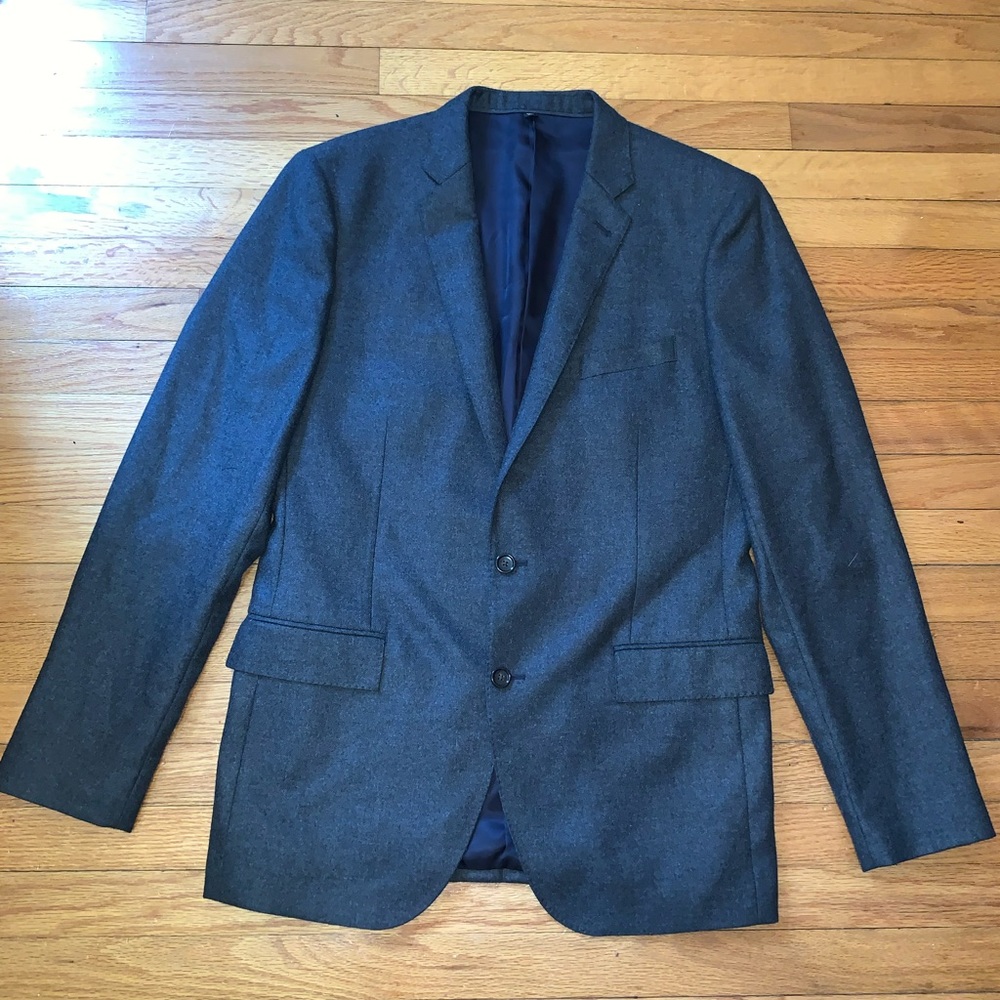 J crew Loro Piana 100% Cashmere Ludlow Blazer Jacket Grey 42L
